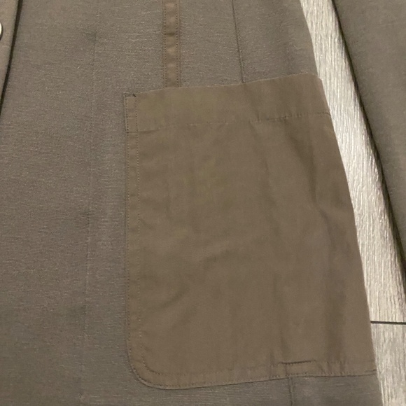 Jil Sander Brown Casual Blaze Size 2/4 - Picture 5 of 12